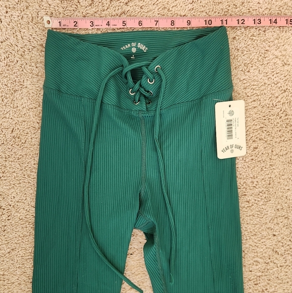 Ribbed Football Legging- Malachite Sz. Small - Picture 8 of 9